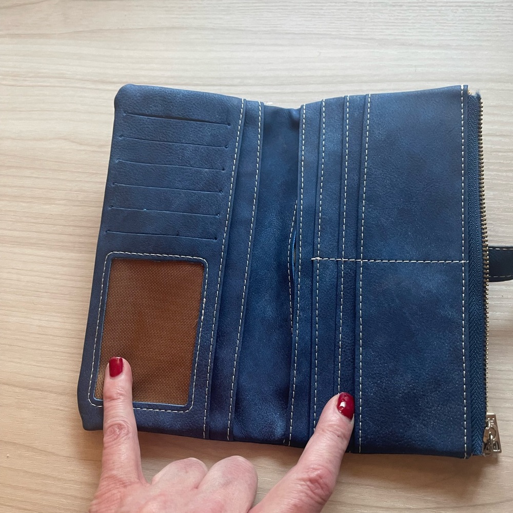 Friend Blue wallet - Picture 3 of 4